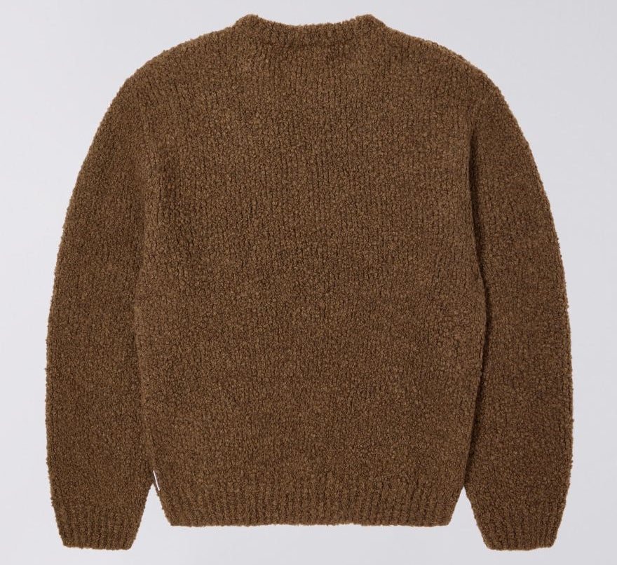 Edwin - Dun Texured Sweater - Taupe - Headz Up 