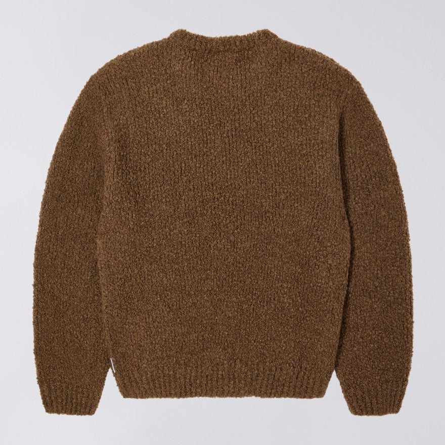 Edwin - Dun Texured Sweater - Taupe - Headz Up 