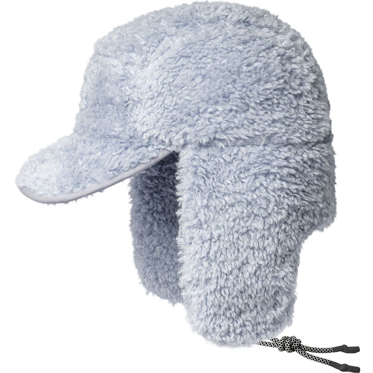 Faux Shearling Utility Flap Cap - Glacier