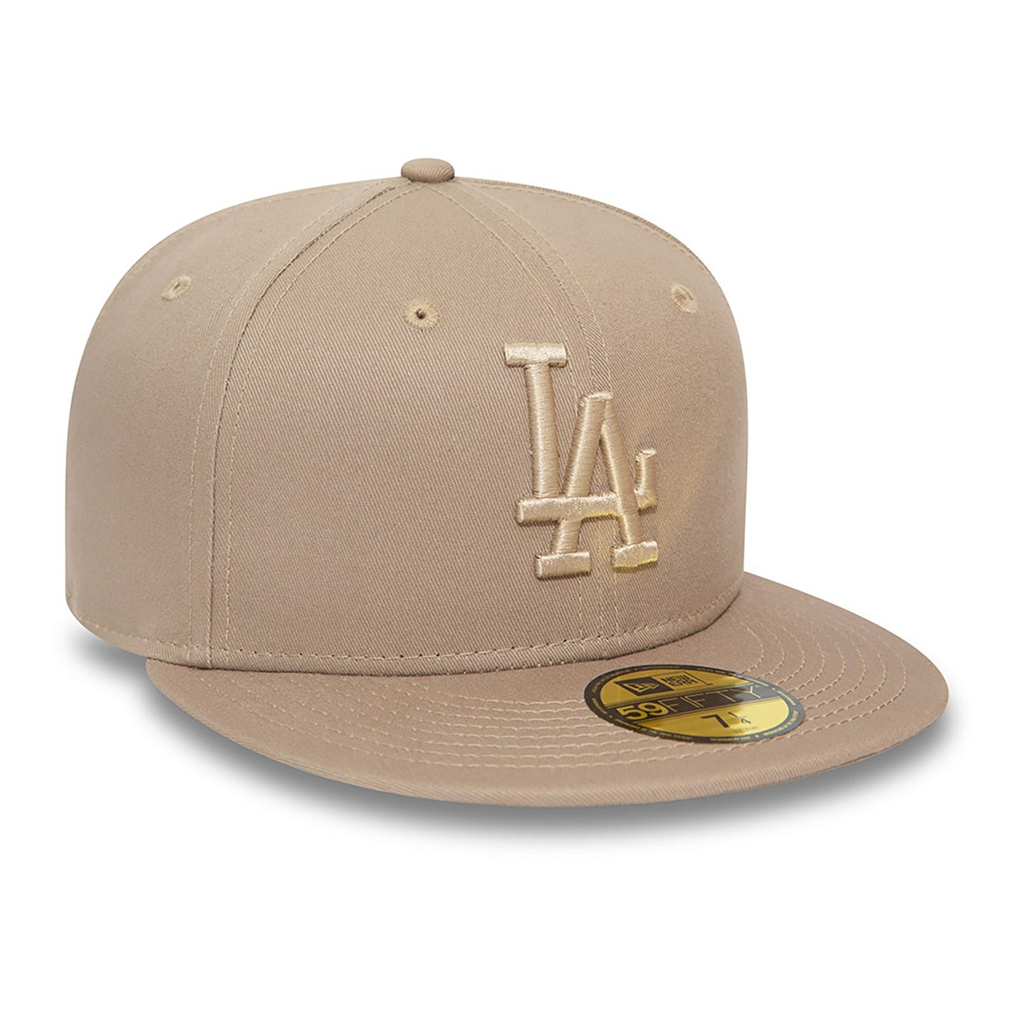 59Fifty Fitted Cap League Essential Los Angeles Dodgers - Light Brown - Headz Up 