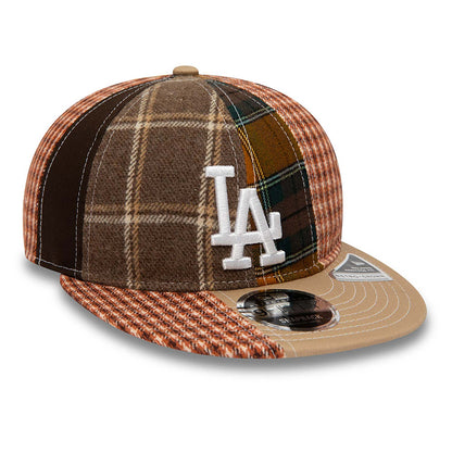 Los Angeles Dodgers MLB Patch Panel 9Fifty Retro Crown - Camel - Headz Up 