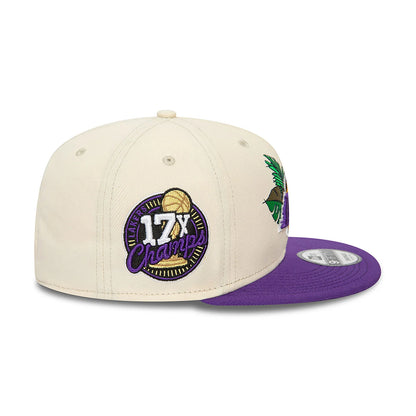 New Era - Los Angeles Lakers - 9Fifty Snapback - NBA Floral - Light Beige - Headz Up 