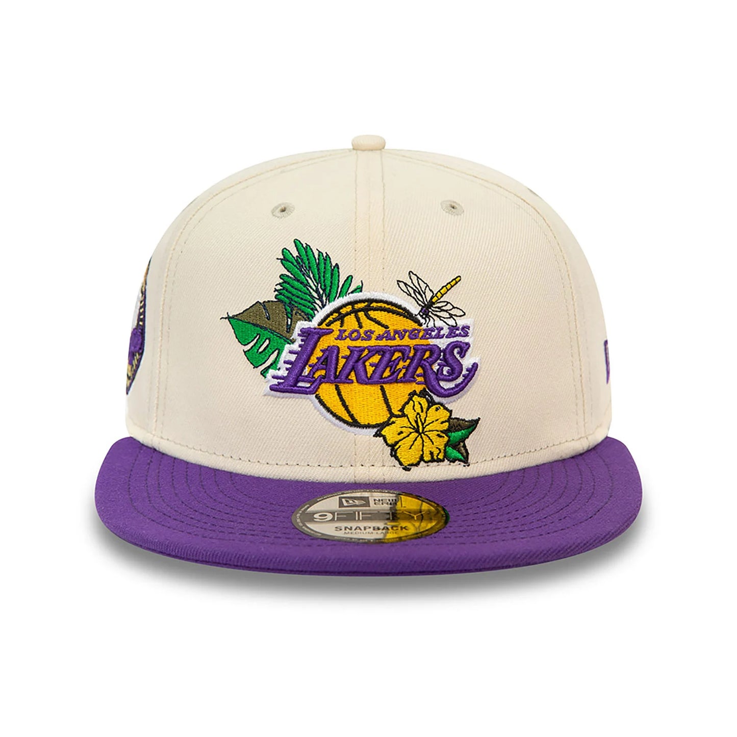 New Era - Los Angeles Lakers - 9Fifty Snapback - NBA Floral - Light Beige - Headz Up 