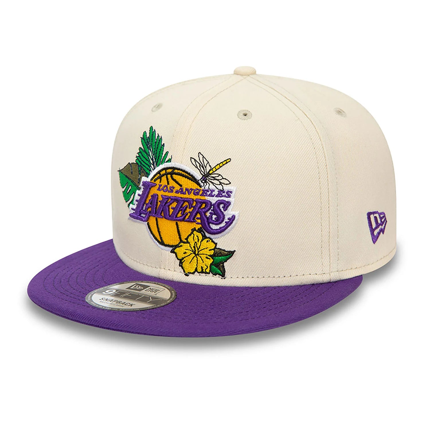 New Era - Los Angeles Lakers - 9Fifty Snapback - NBA Floral - Light Beige - Headz Up 