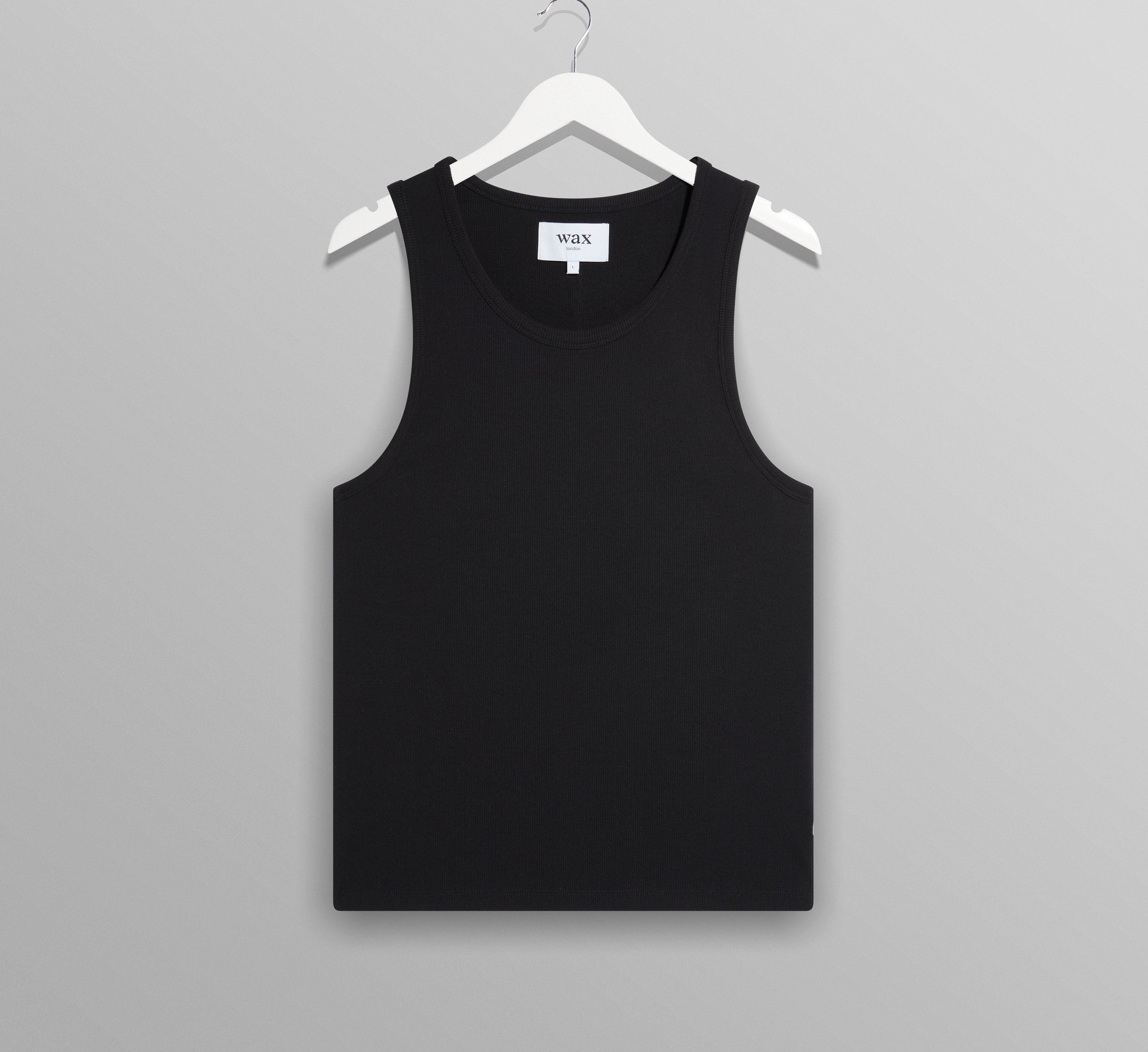 WAX LONDON - Montague Vest  - Black - Headz Up 