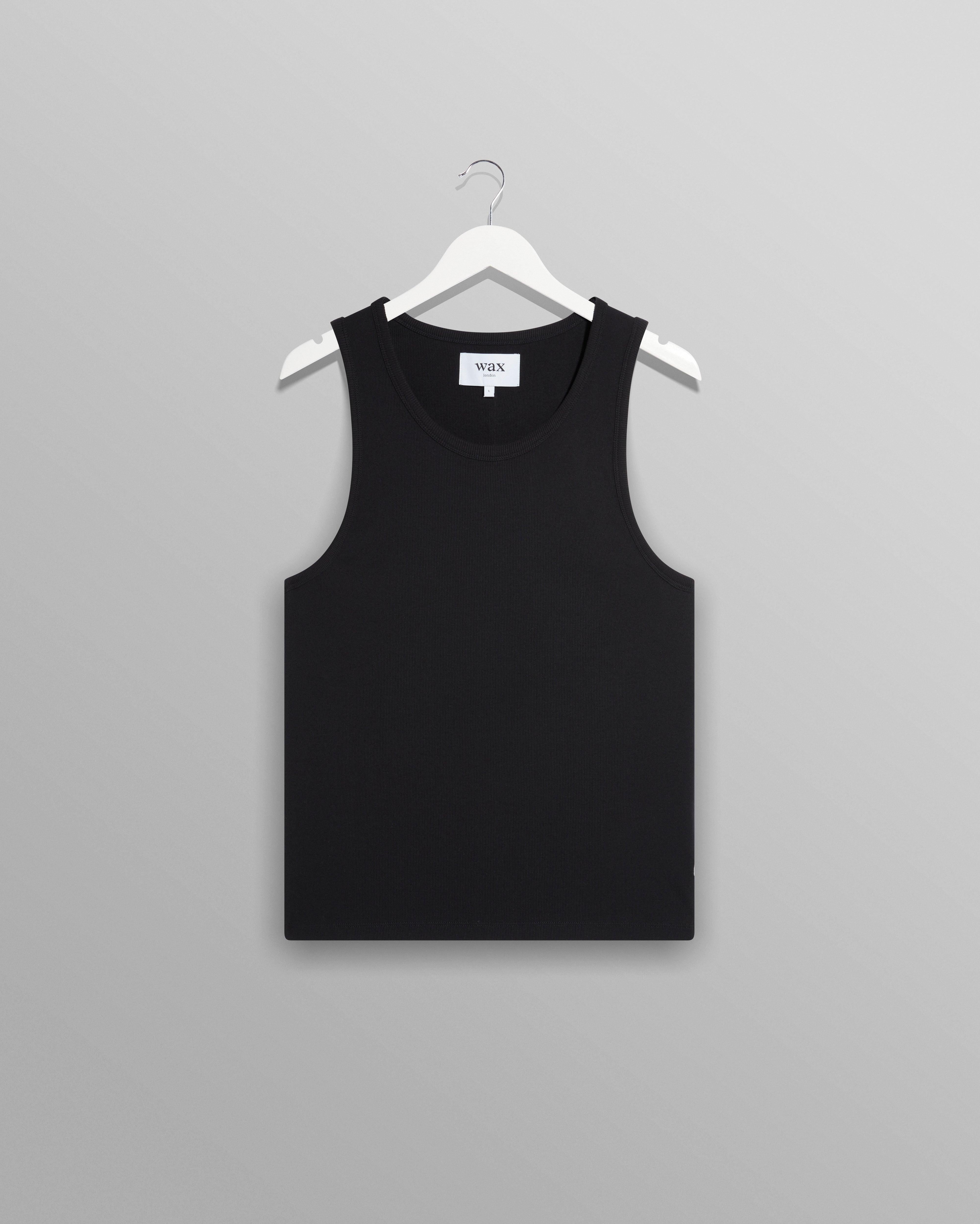 WAX LONDON - Montague Vest  - Black - Headz Up 
