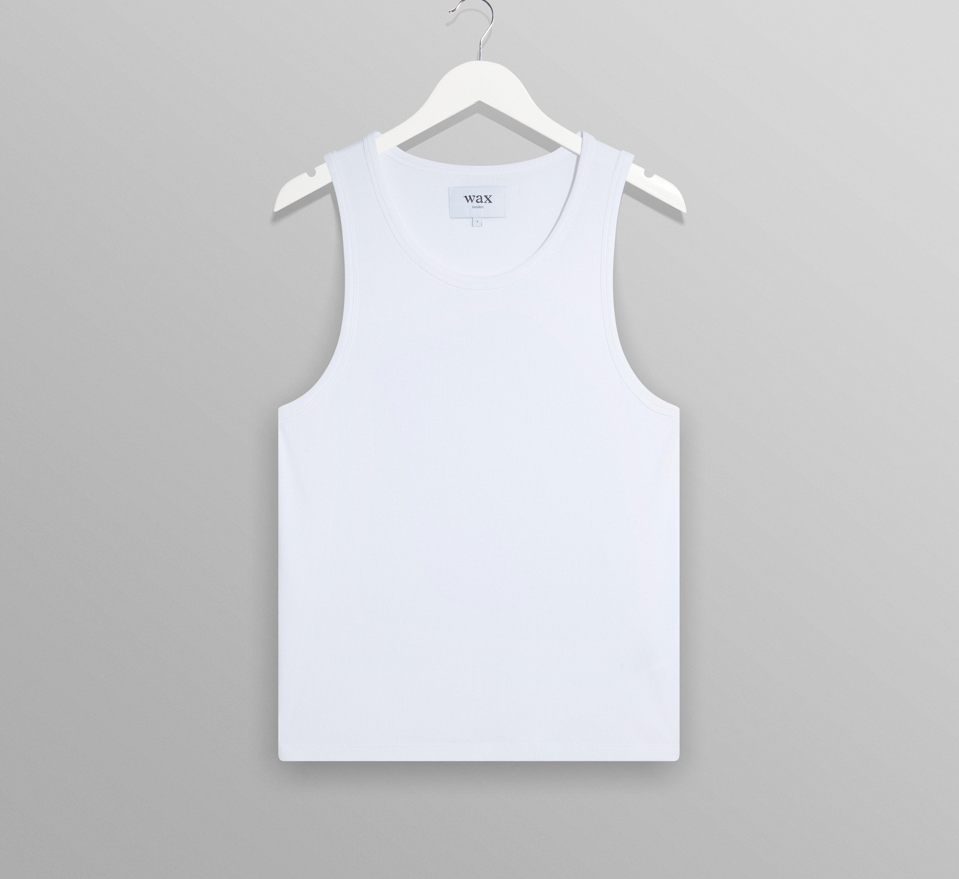 WAX LONDON - Montague Vest  - White - Headz Up 