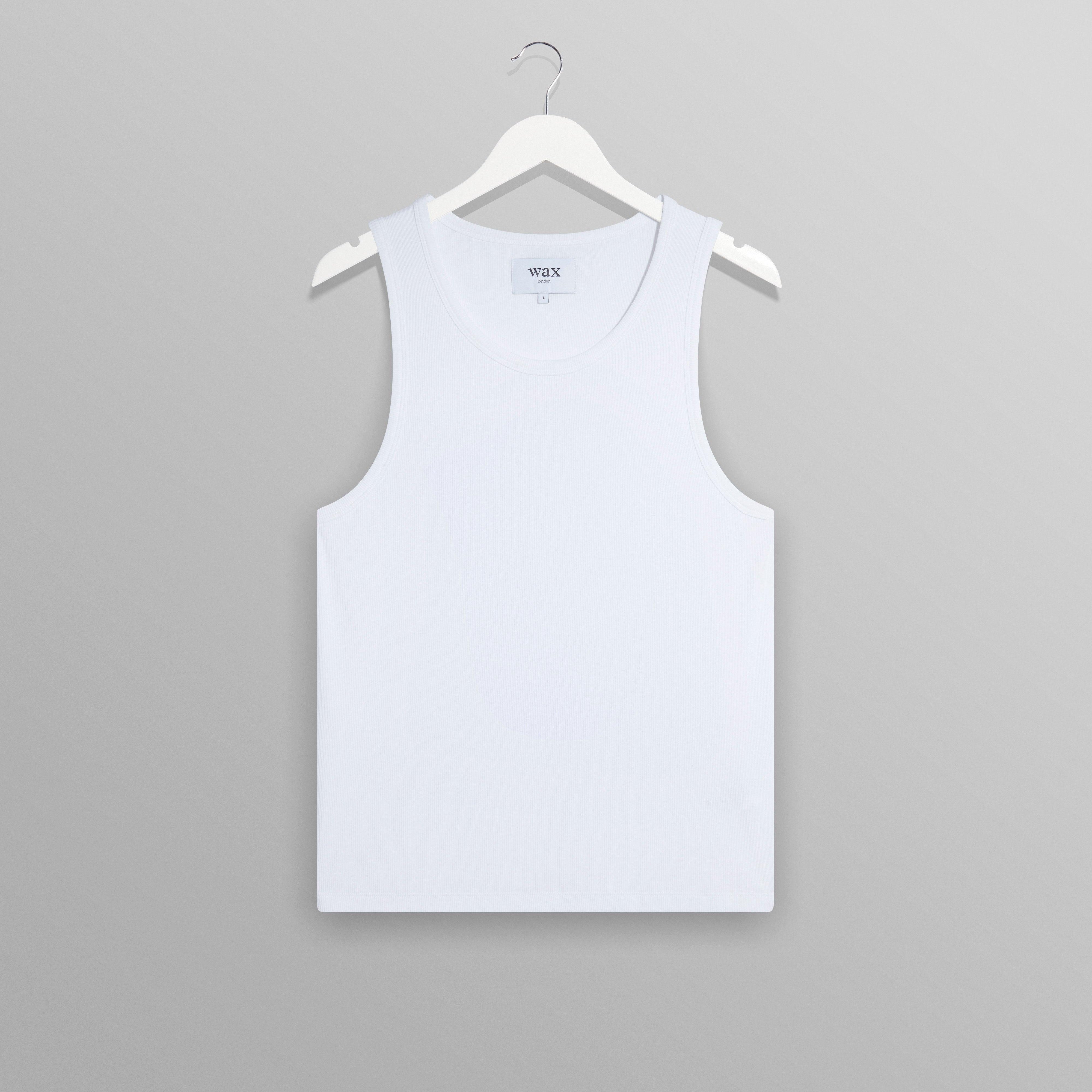 WAX LONDON - Montague Vest  - White - Headz Up 