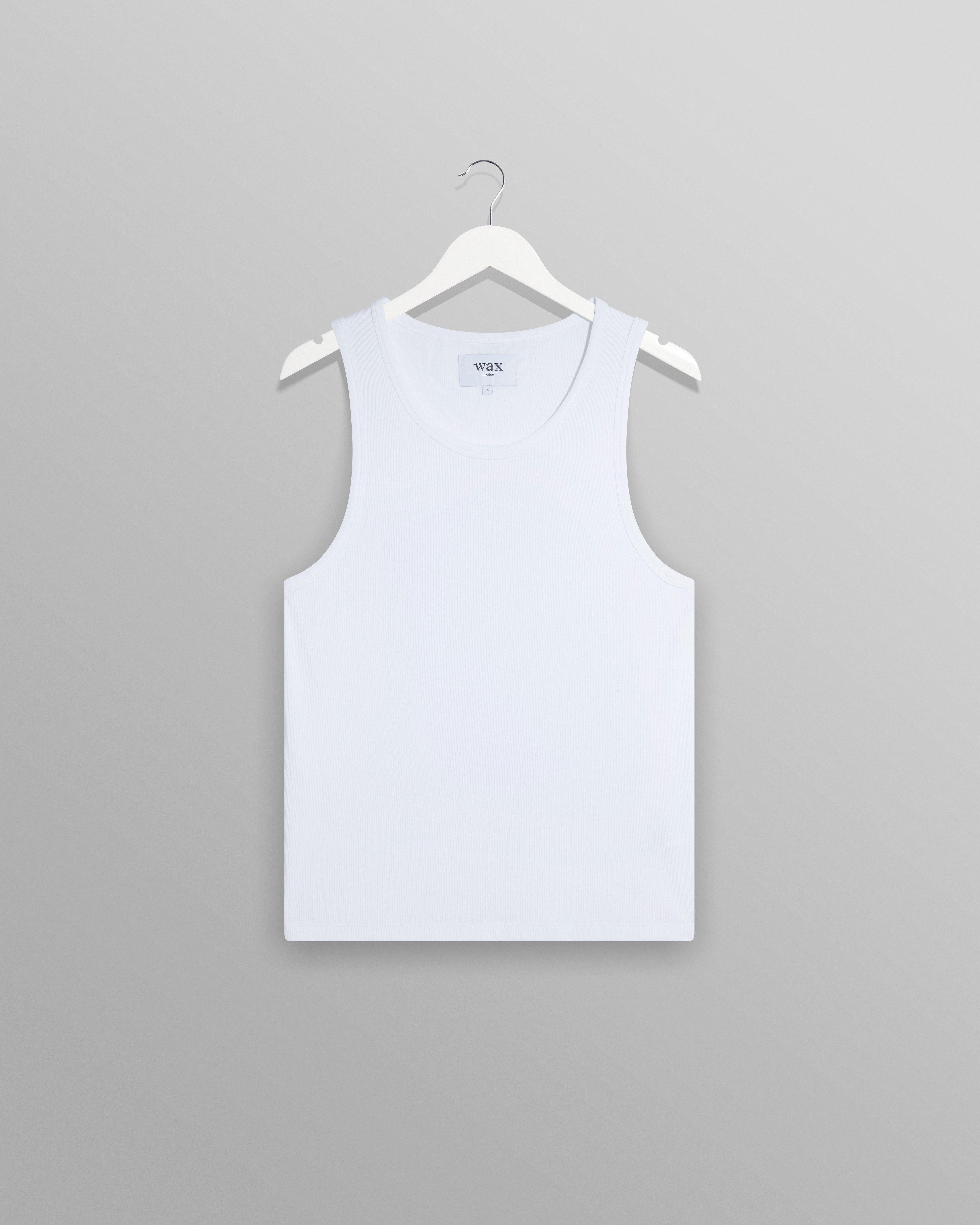 WAX LONDON - Montague Vest  - White - Headz Up 