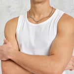 WAX LONDON - Montague Vest  - White - Headz Up 