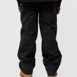LAU LAU - Canvas Pants - Washed Black - Headz Up 