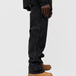 LAU LAU - Canvas Pants - Washed Black - Headz Up 