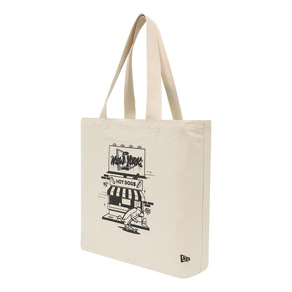 New Era - NE Graphic Tote Bag - Stone/Black