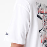 New Era - Baseball Graphic OS T-Shirt - New York Yankees - White/Navy - Headz Up 