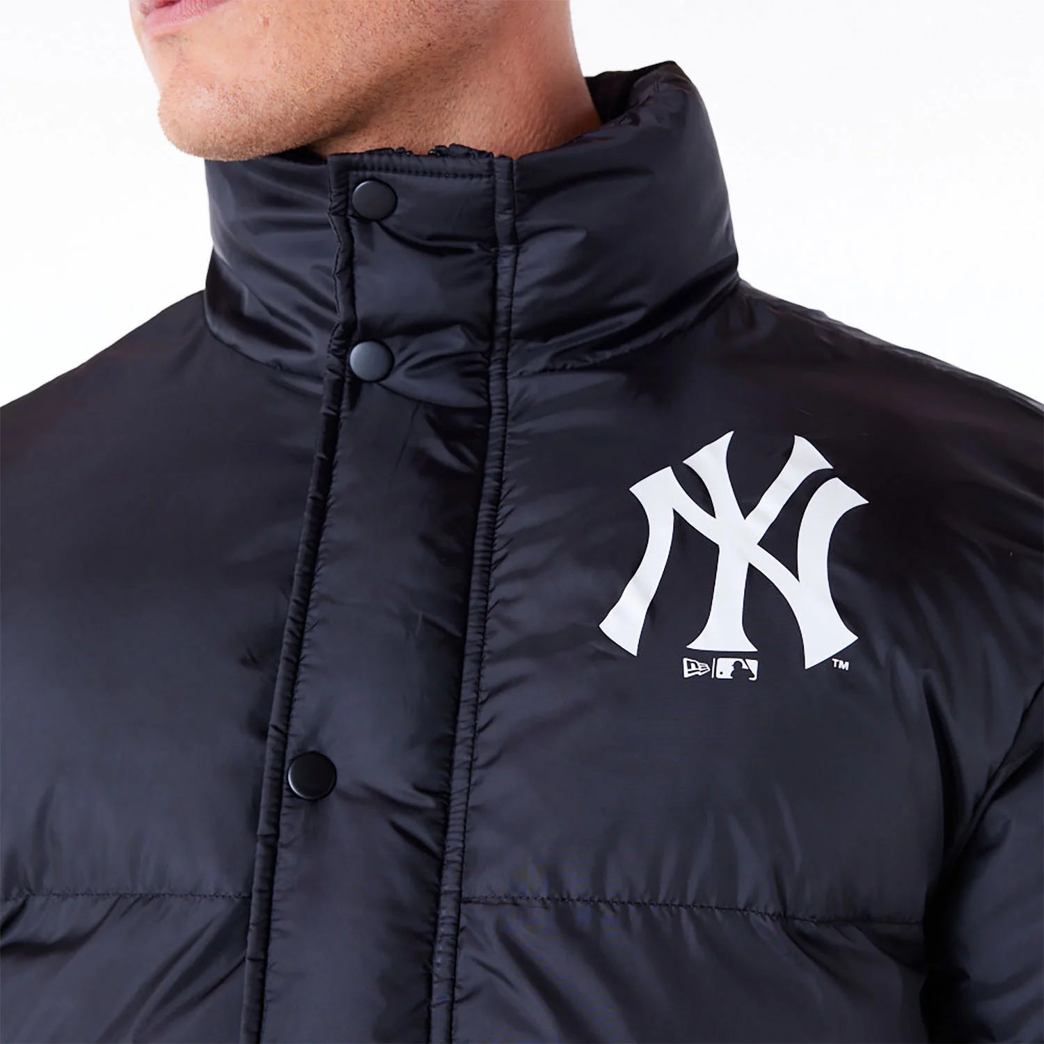 New Era - MLB Nylon Puffer Jacket - New York Yankees - Black - Headz Up 
