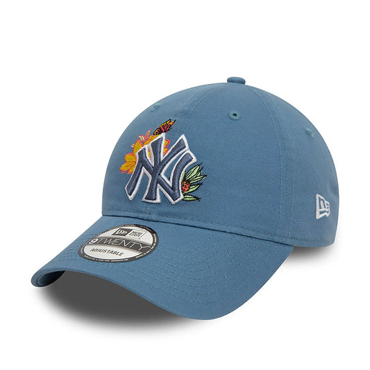 New Era - MLB Floral - 9Twenty - New York Yankees - Blue - Headz Up 