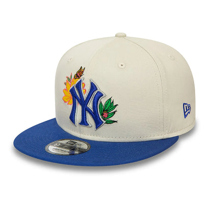 New Era - New York Yankees - 9Fifty Snapback - MLB Floral - Light Beige - Headz Up 