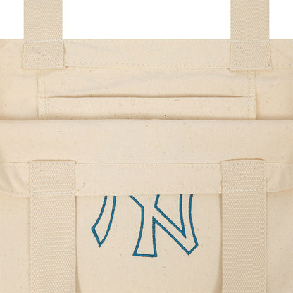 New Era - MLB Canvas Tote Bag - Stone/Blue