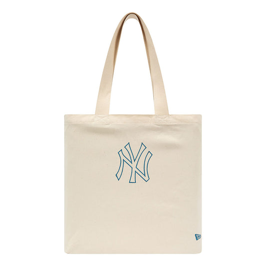 New Era - MLB Canvas Tote Bag - Stone/Blue