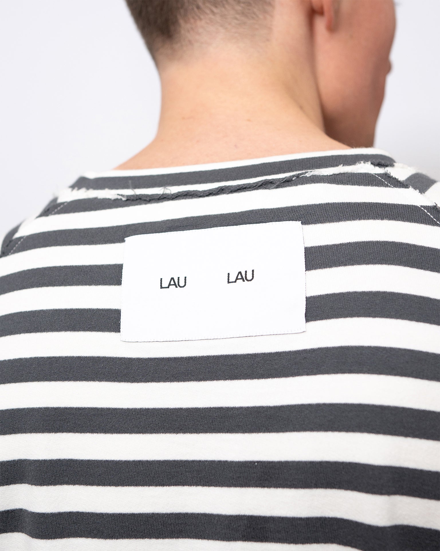 LAU LAU - Striped Tee - Black/White - Headz Up 