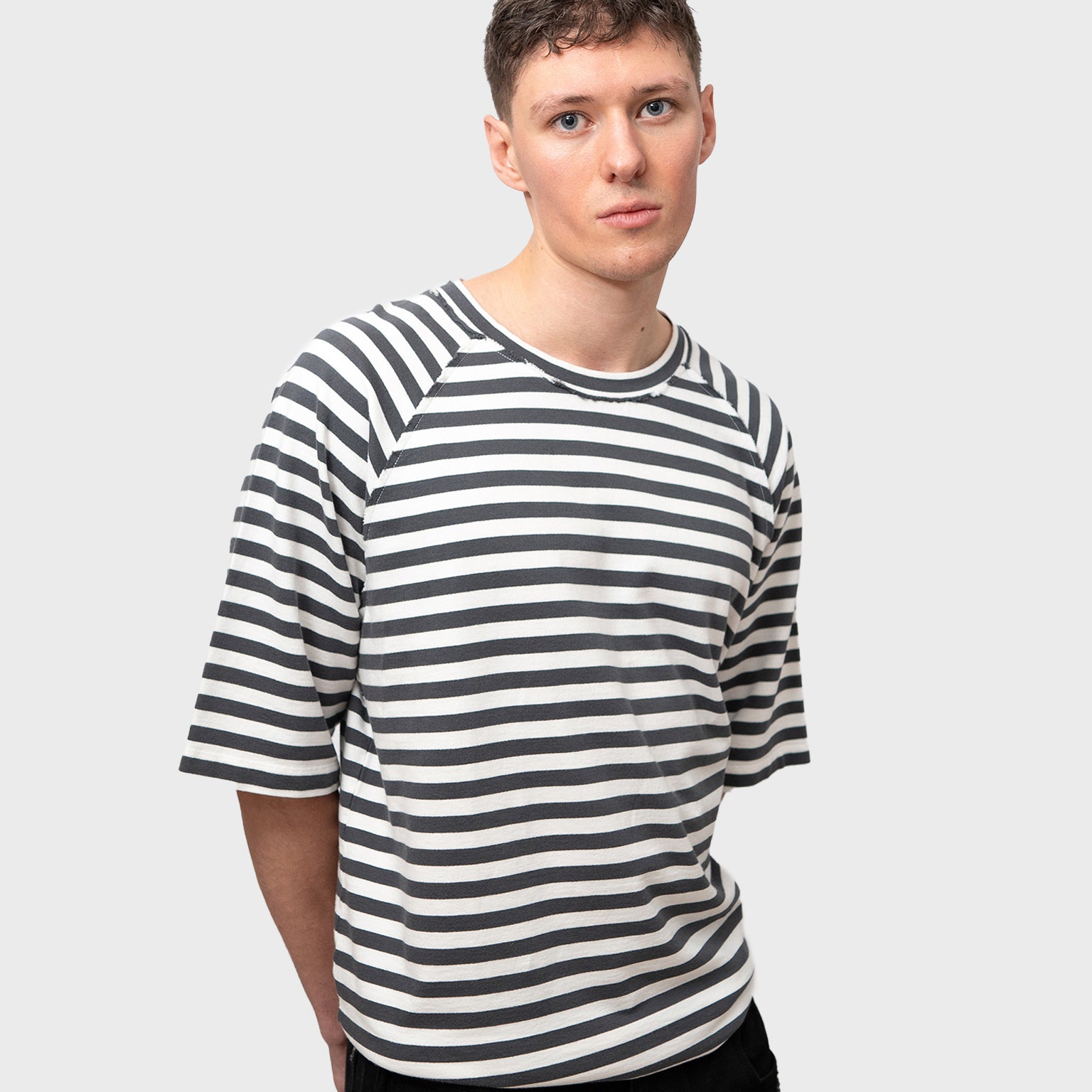 LAU LAU - Striped Tee - Black/White - Headz Up 