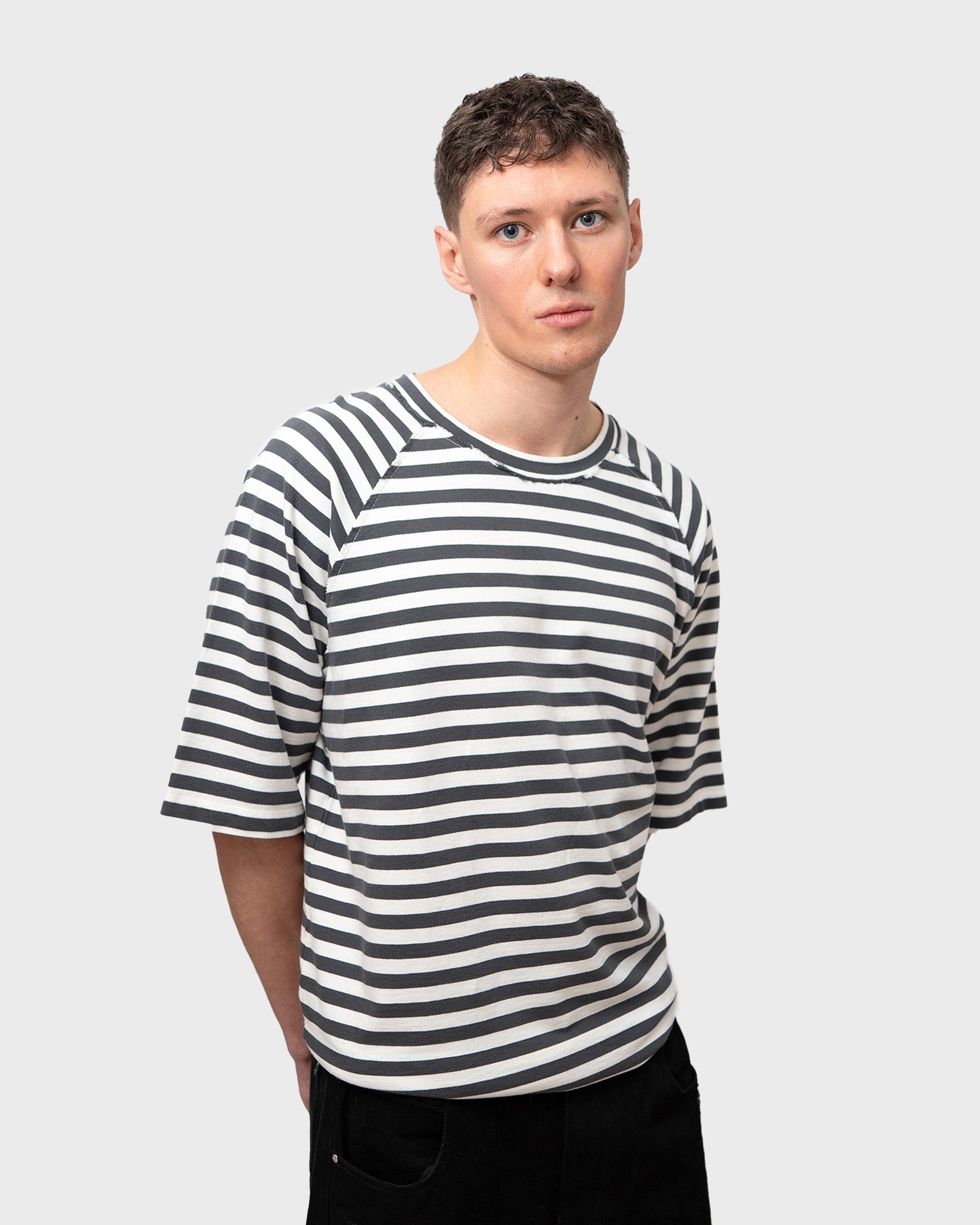 LAU LAU - Striped Tee - Black/White - Headz Up 