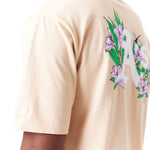 New Era - MLB Floral Graphics Oversized Tee - Oakland Athletics - Beige - Headz Up 