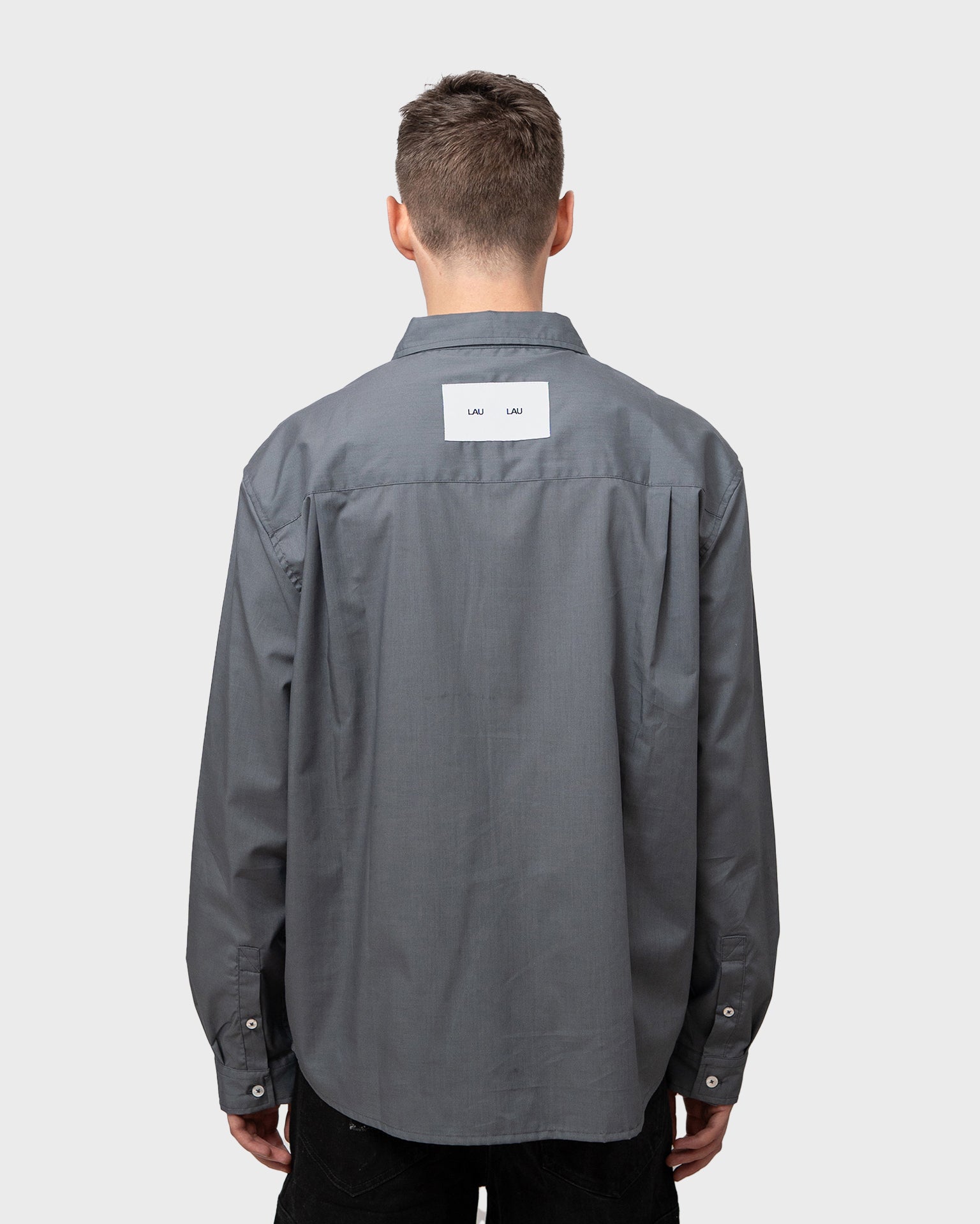 LAU LAU - Solid Shirt - Grey - Headz Up 