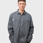 LAU LAU - Solid Shirt - Grey - Headz Up 