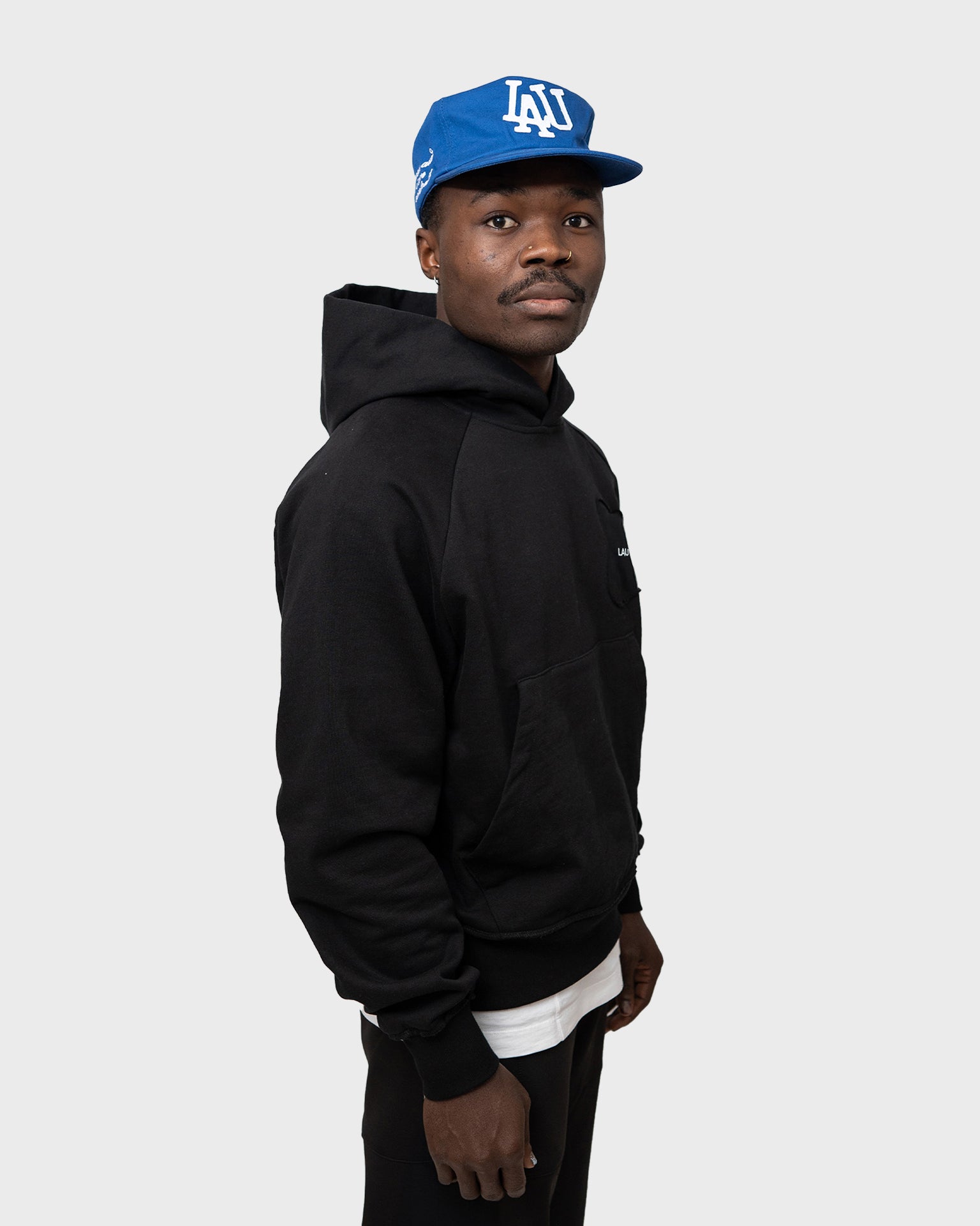 LAU LAU - Logo Hoodie - Black - Headz Up 