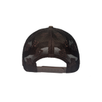 LESS FEAR - 5-Panel Trucker Cap - Brown - Headz Up 