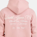 SIXTH JUNE - Elevate Embroidered Hoodie - Pink - Headz Up 