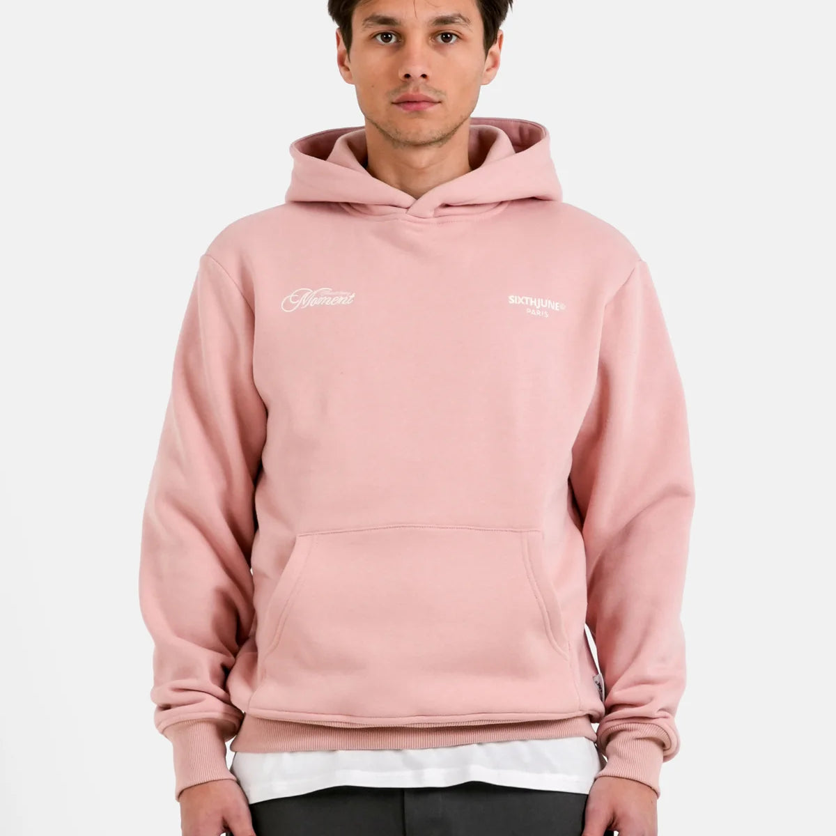 SIXTH JUNE - Elevate Embroidered Hoodie - Pink - Headz Up 