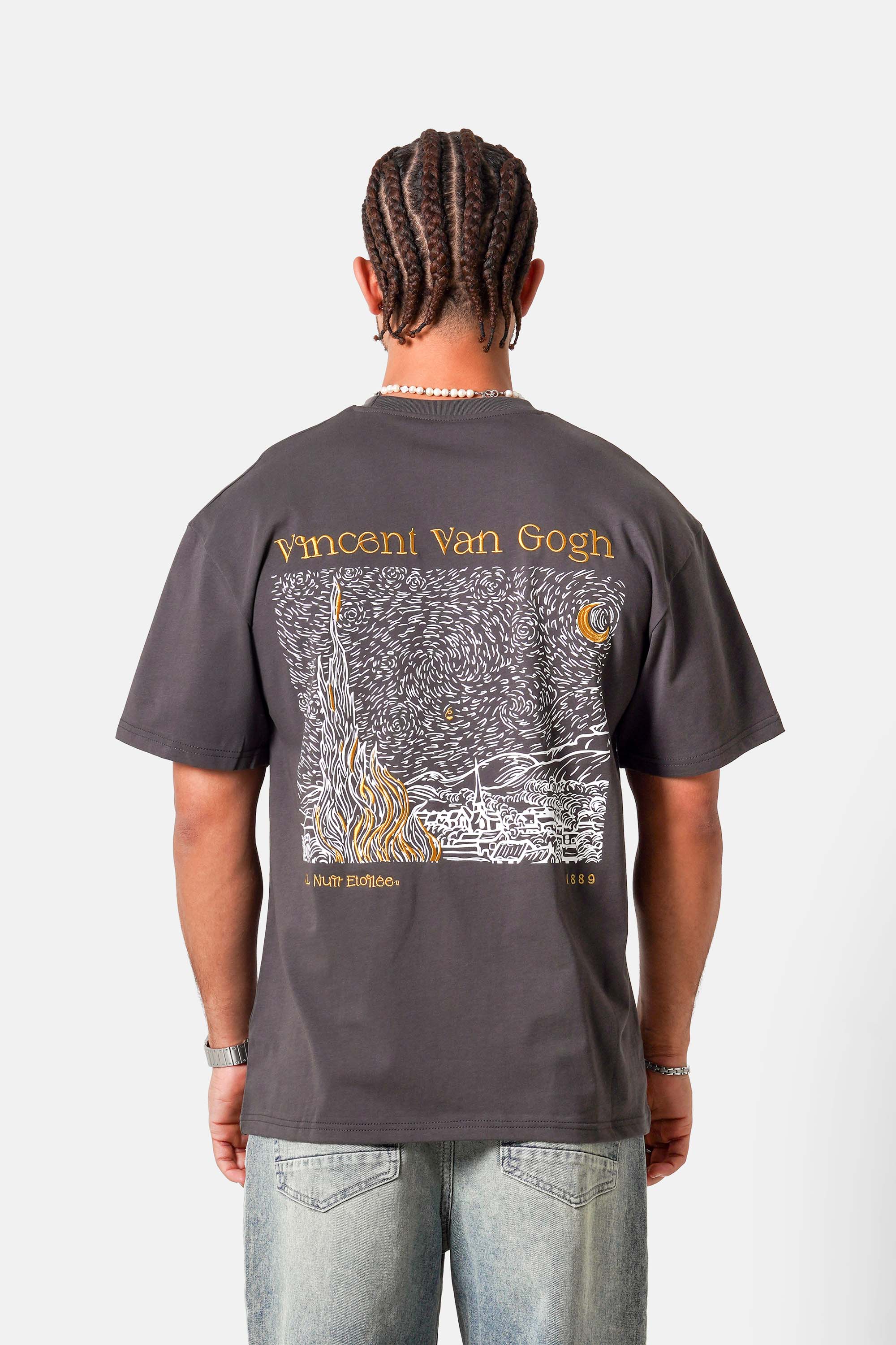 SIXTH JUNE - LA Nuit Etoilee Printed T-shirt -Grey - Headz Up 