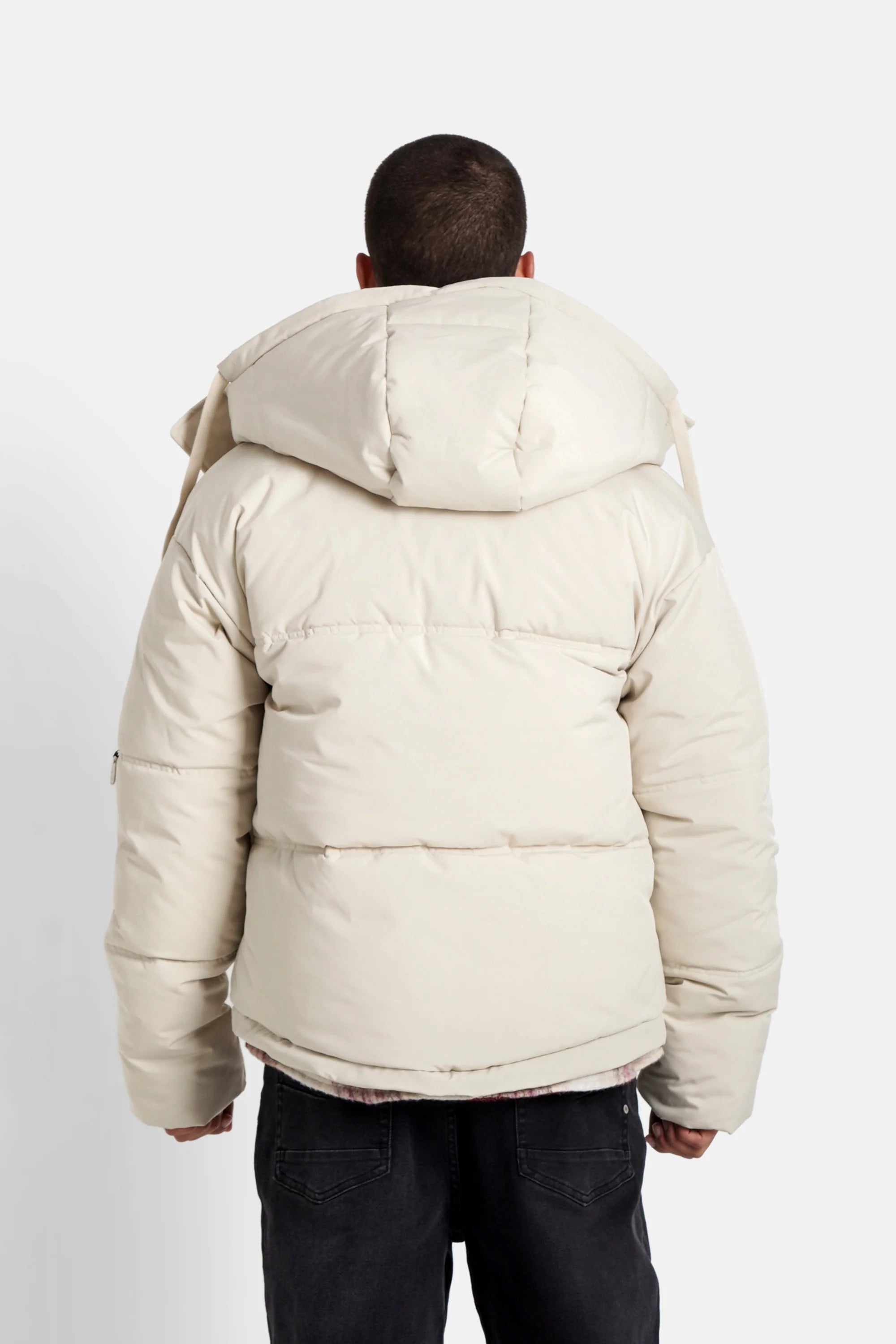 SIXTH JUNE - Oversized & Big Rope Puffer - Beige - Headz Up 