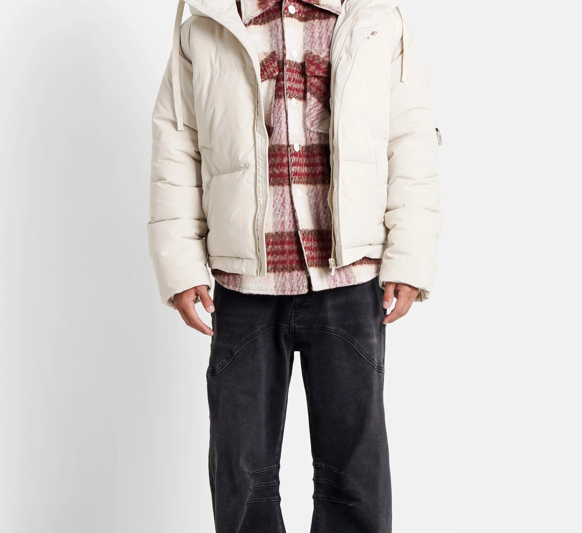 SIXTH JUNE - Oversized & Big Rope Puffer - Beige - Headz Up 