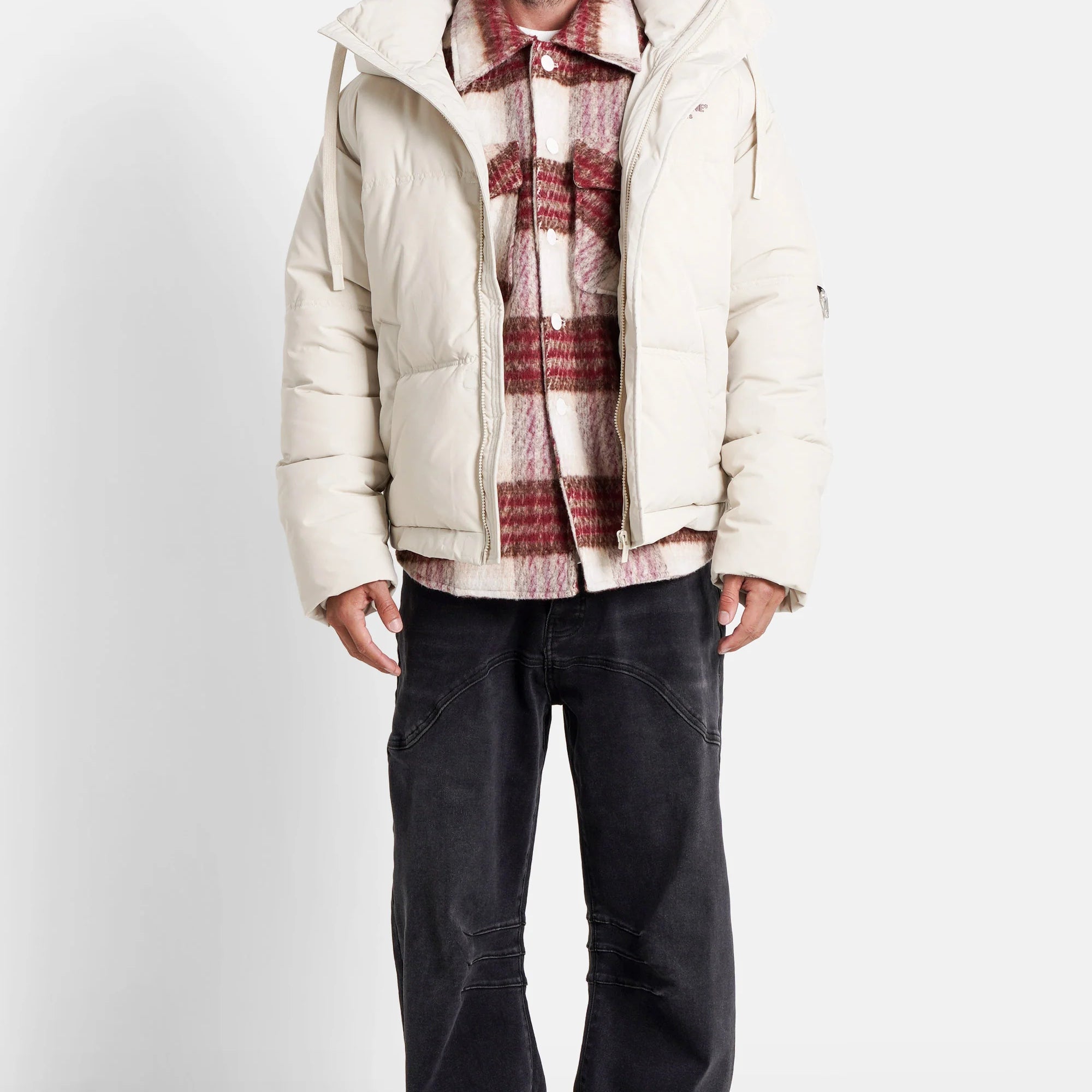 SIXTH JUNE - Oversized & Big Rope Puffer - Beige - Headz Up 