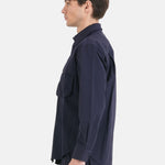 SIXTH JUNE - Utility Nylon Shirt - Navy - Headz Up 