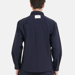 SIXTH JUNE - Utility Nylon Shirt - Navy - Headz Up 