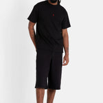 SIXTH JUNE - 6 Heart Embro SS Tshirt - Black - Headz Up 