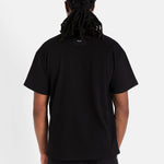SIXTH JUNE - 6 Heart Embro SS Tshirt - Black - Headz Up 