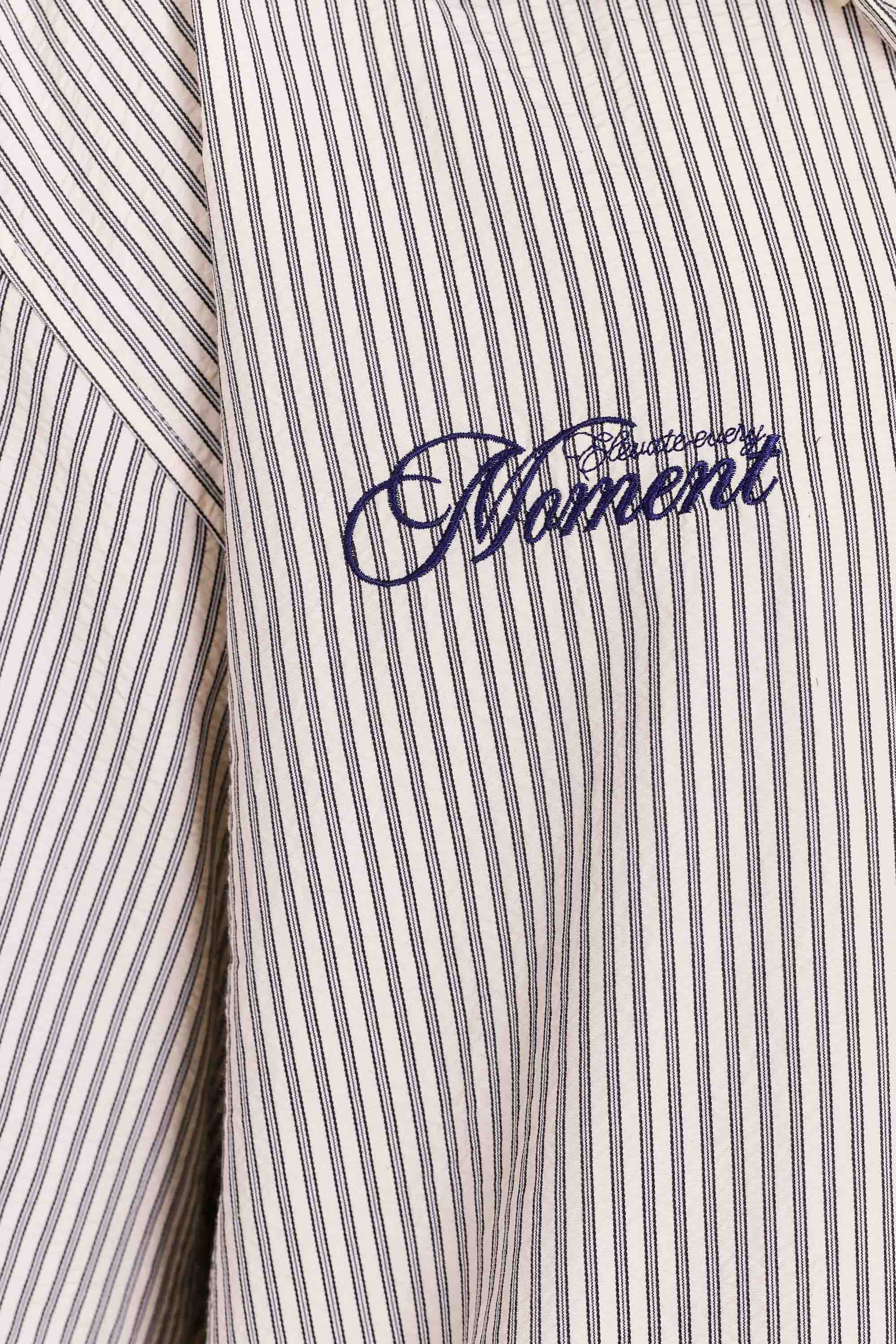 SIXTH JUNE - Textured Stripes SS shirt - Navy - Headz Up 