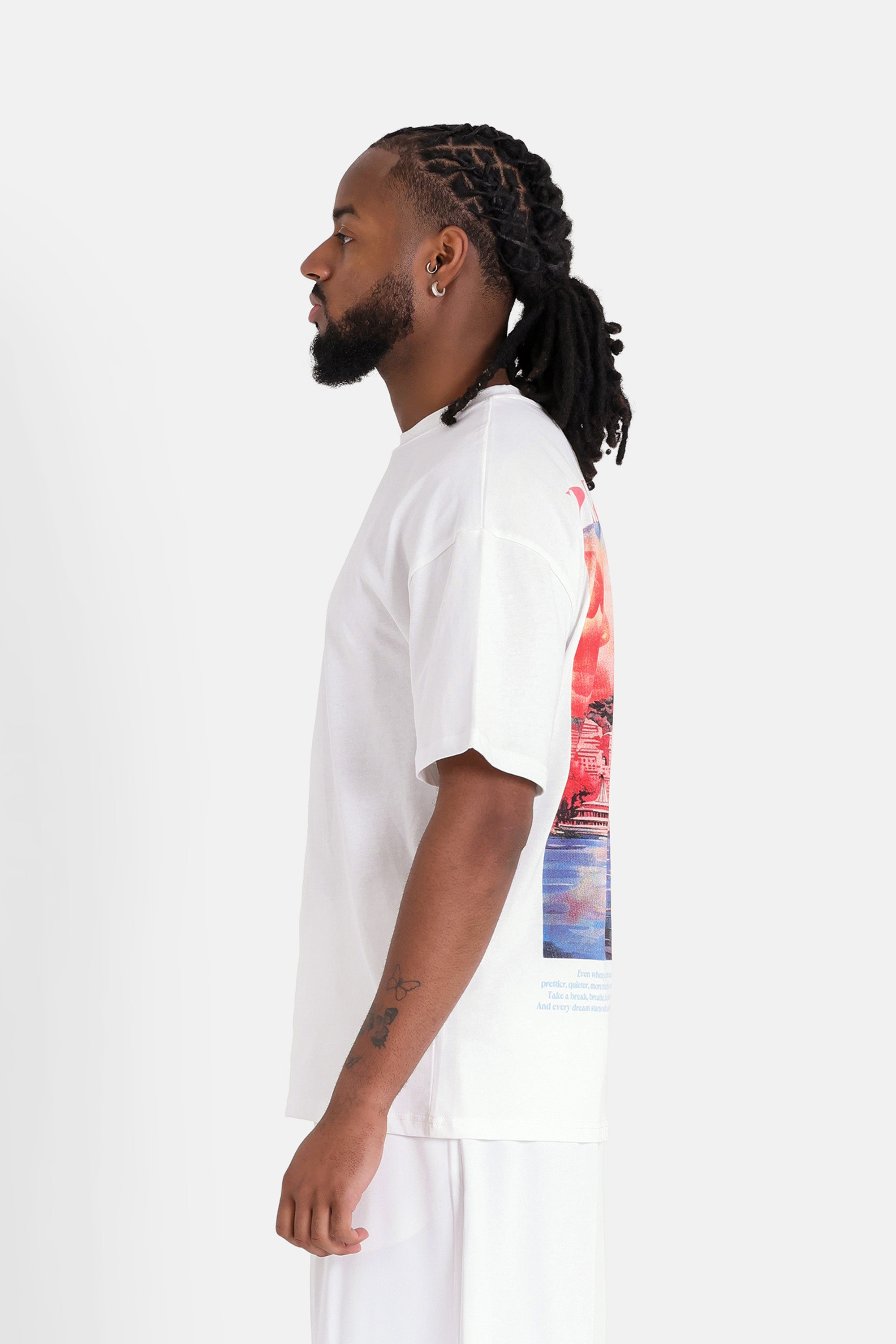 SIXTH JUNE - Acucar View Print SS Tshirt - White - Headz Up 