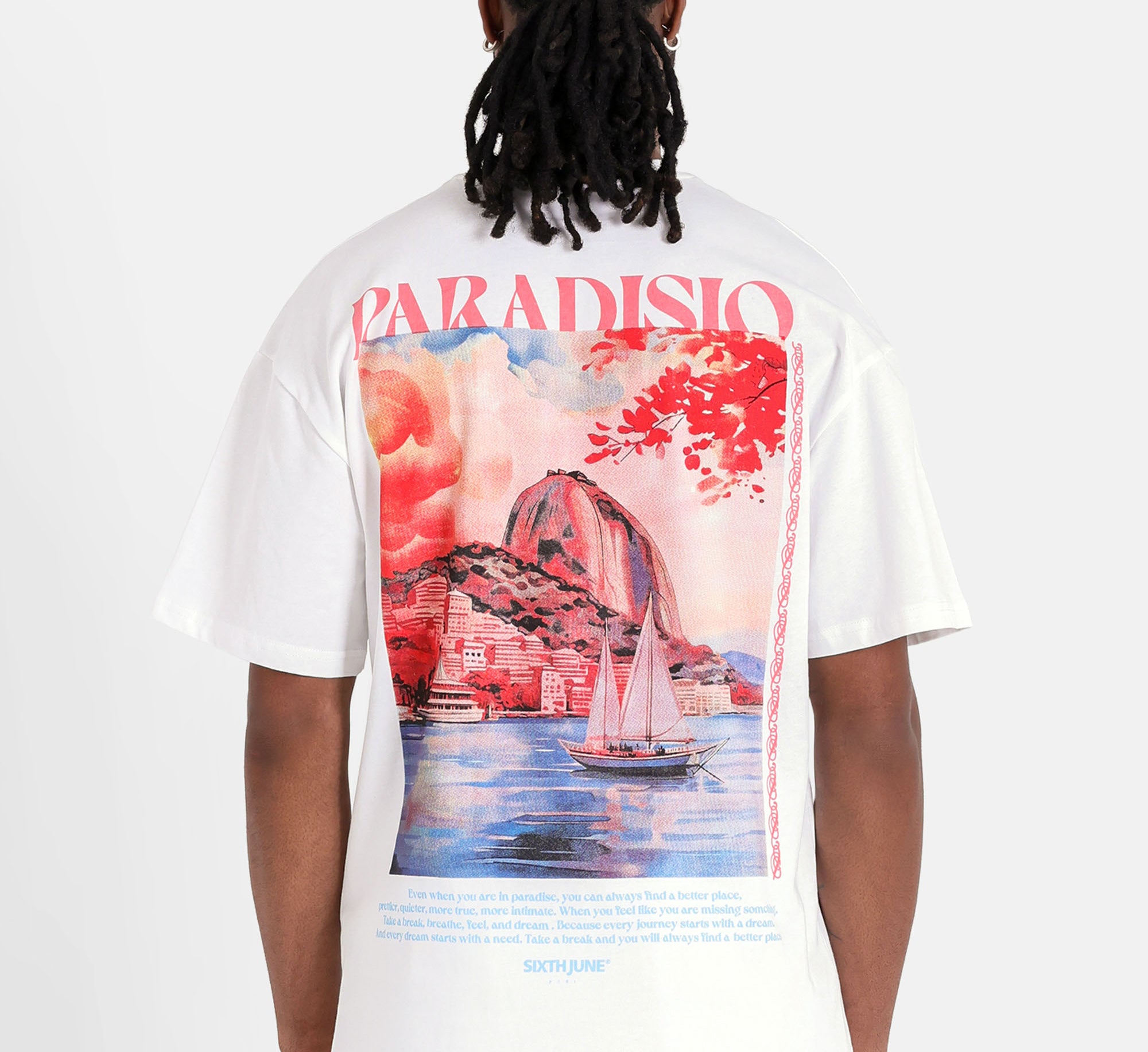 SIXTH JUNE - Acucar View Print SS Tshirt - White - Headz Up 