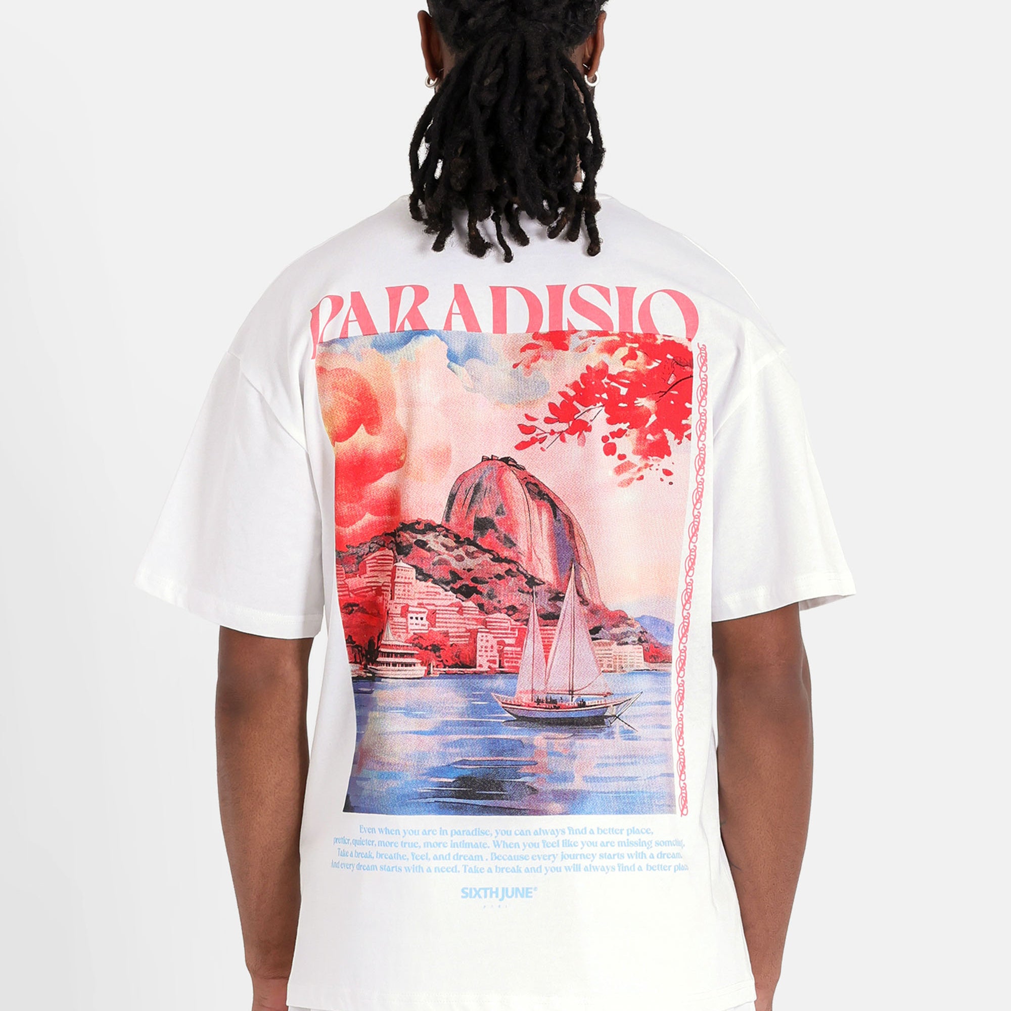 SIXTH JUNE - Acucar View Print SS Tshirt - White - Headz Up 