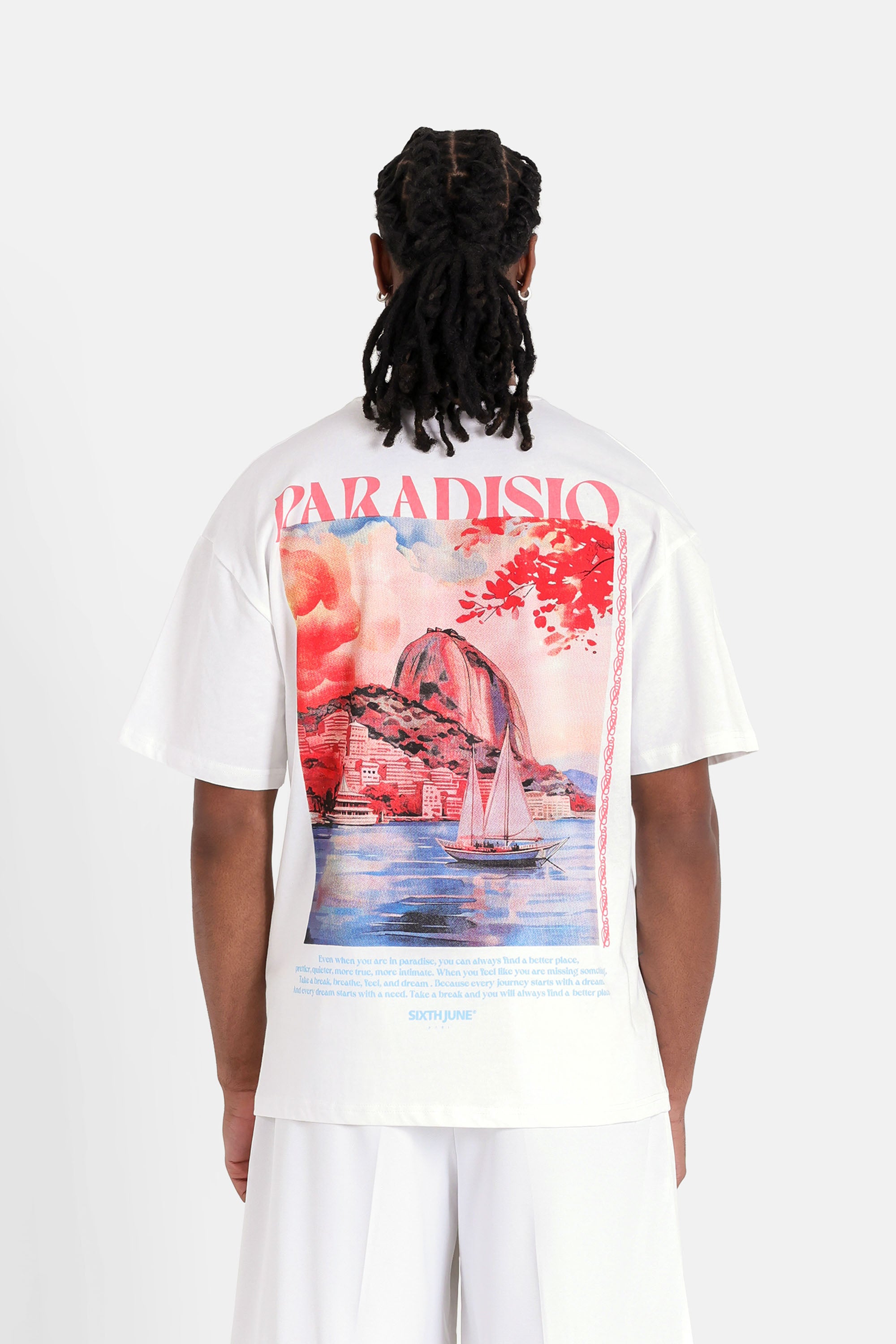 SIXTH JUNE - Acucar View Print SS Tshirt - White - Headz Up 