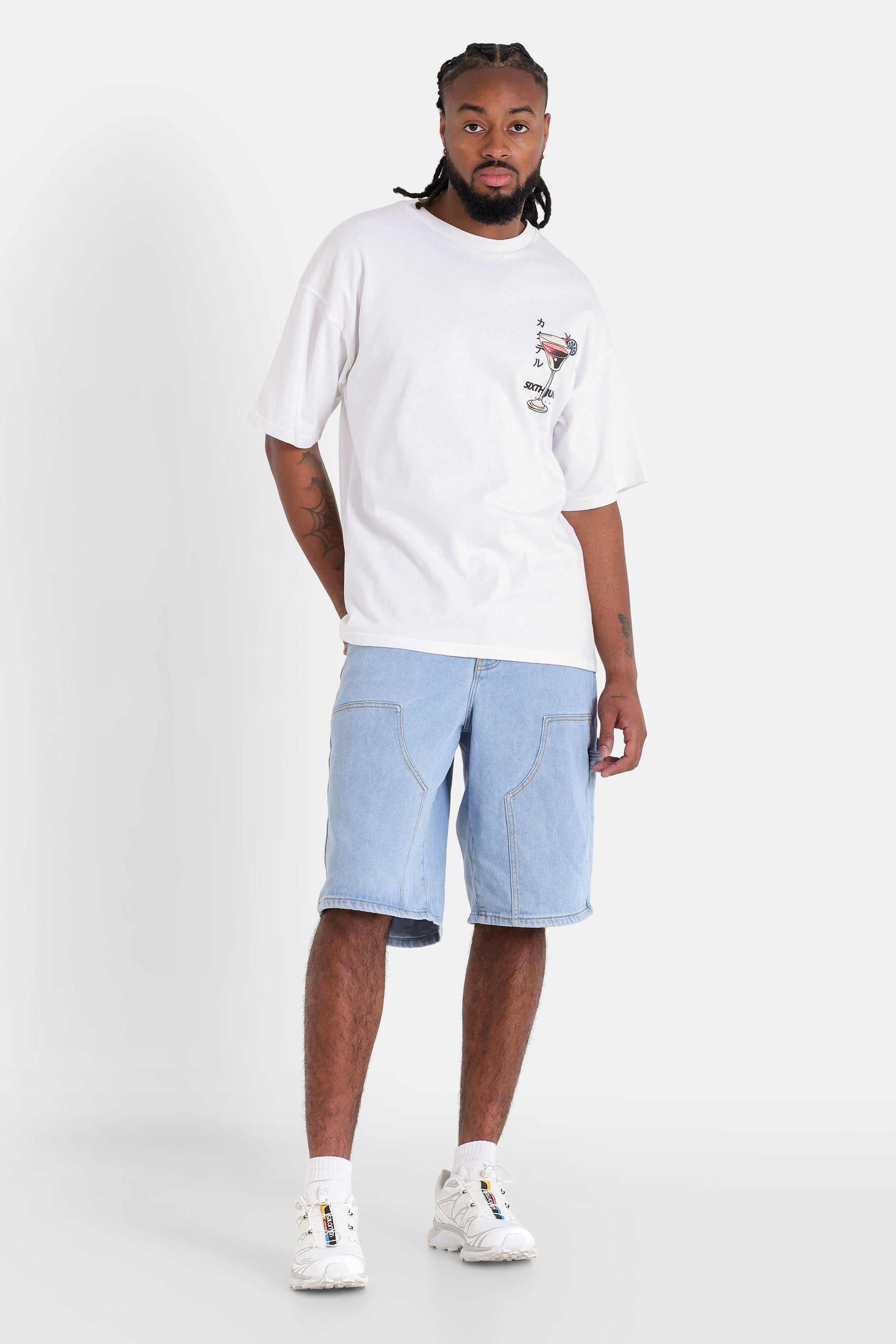 SIXTH JUNE - Cocktail Print SS Tshirt - White - Headz Up 