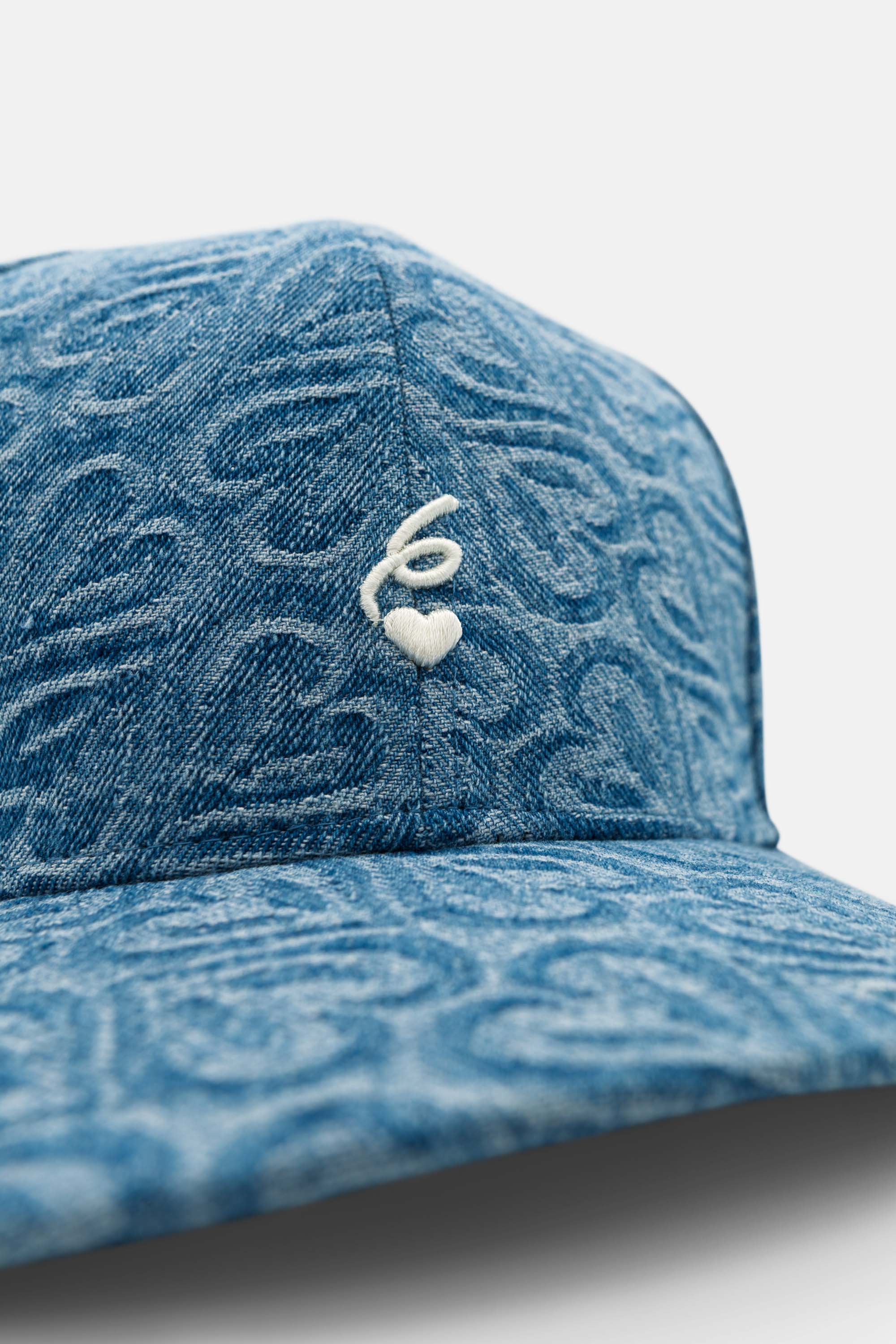 SIXTH JUNE - All Over Heart Demin Caps - LBLU - Headz Up 