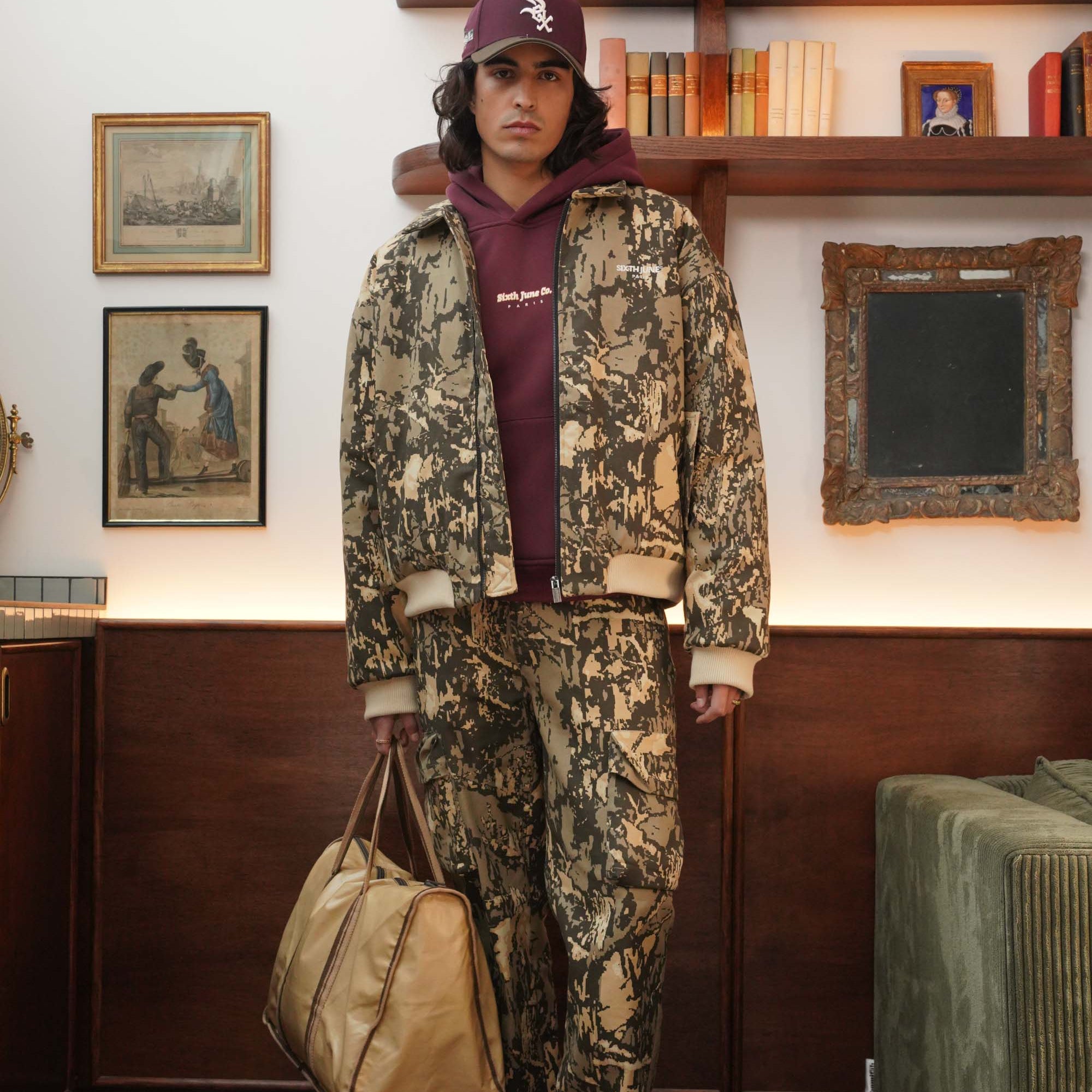 SIXTH JUNE - Digital camo loose pants - Brown - Headz Up 