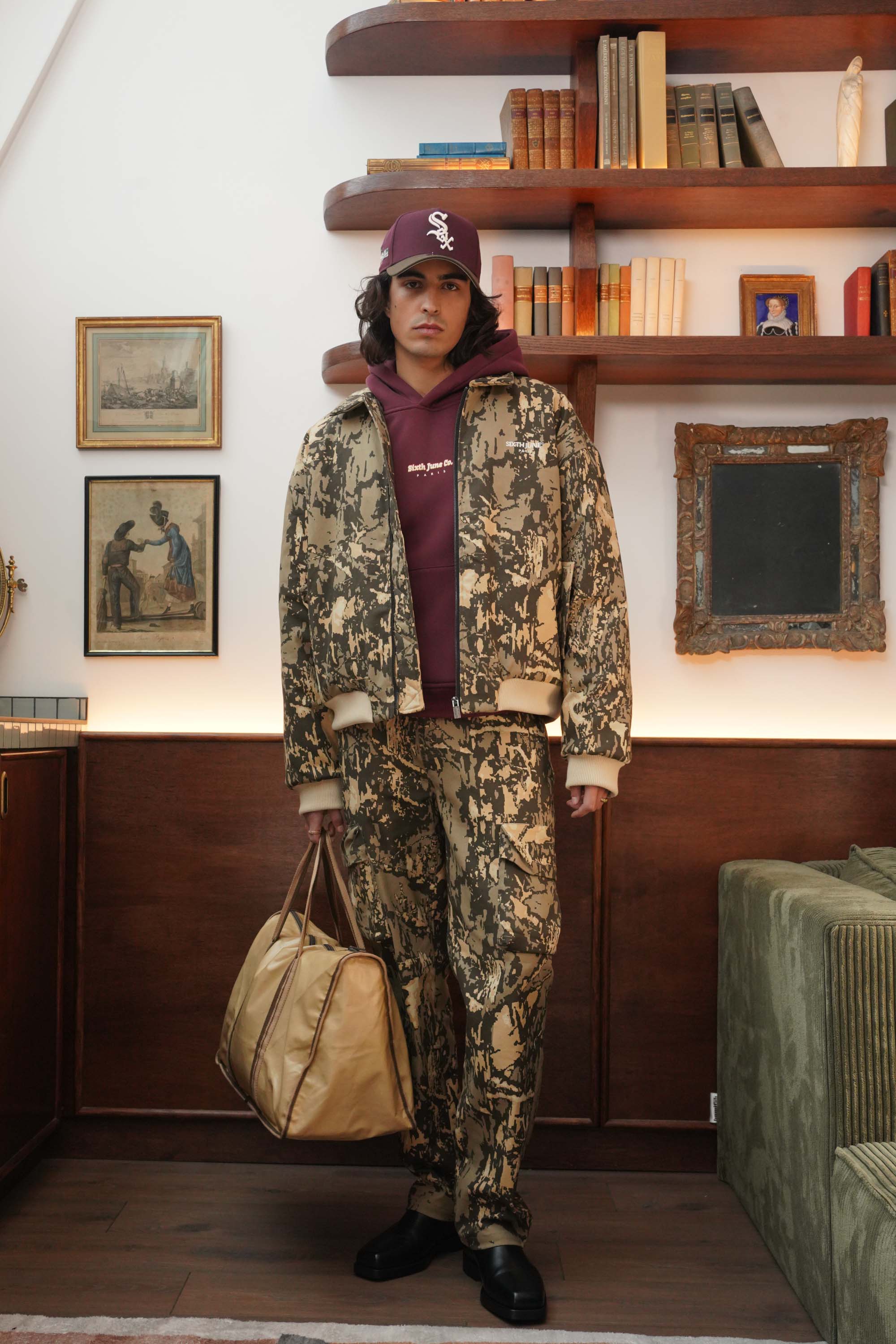 SIXTH JUNE - Digital camo loose pants - Brown - Headz Up 